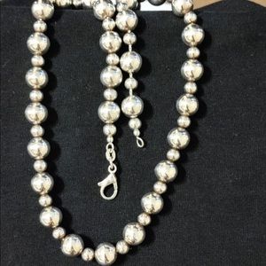 MILOR ITALY LARGE BEADS 925 STERLING SIL